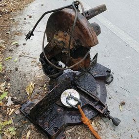 Rusty old miter saw&nbsp;