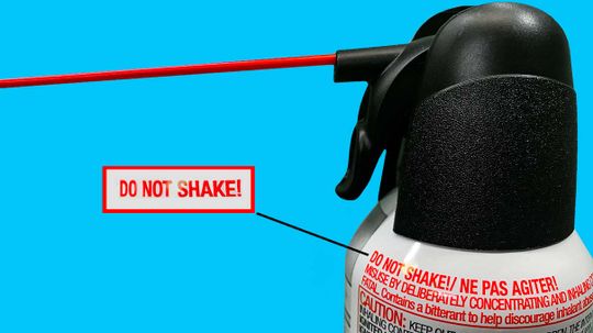 Why Compressed Air Canisters Shouldn't Be Shaken