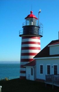 Conical and cylindrical lighthouses